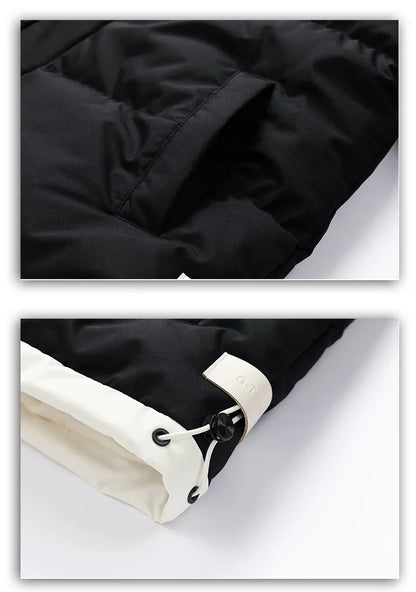 Unisex Thick Hooded Puffer Jacket | Windbreaker Jacket | Warm Parka Winter Jacket