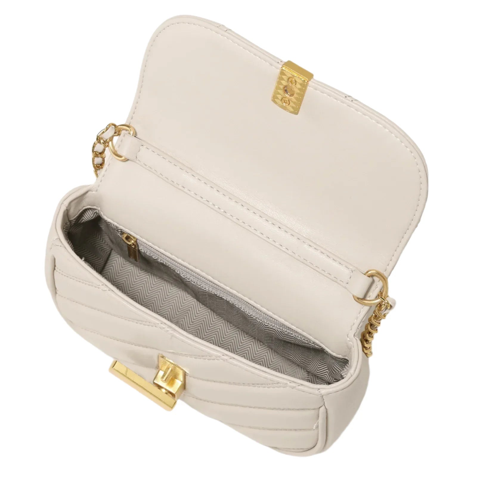 Women Handbag With Chain Strap | Crossbody Quilted Leather Bag