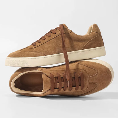Men Leather Sneakers | Casual Shoes | Sports | Non-Slip Trainers