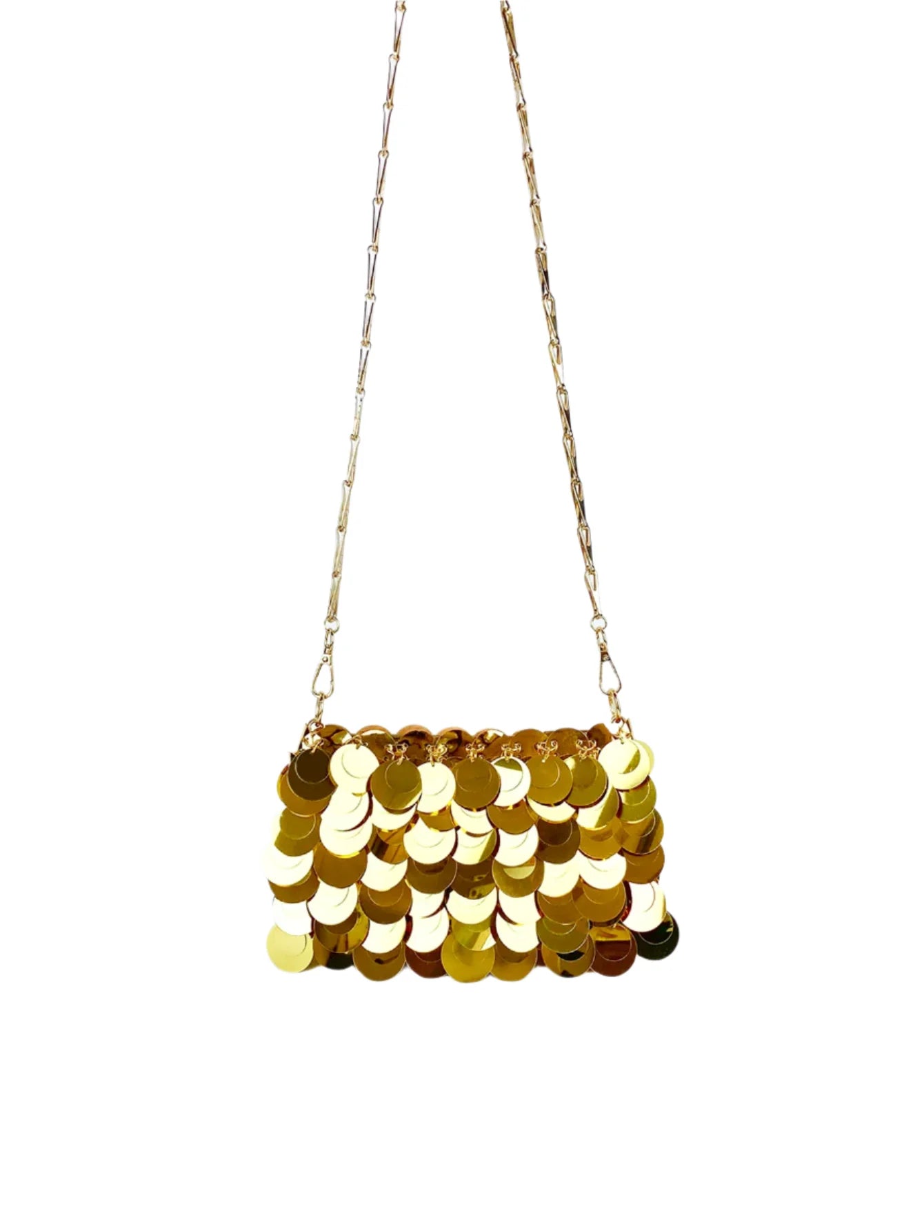 Women Small Sequin Bag | Sequin Handbag | Party Gold