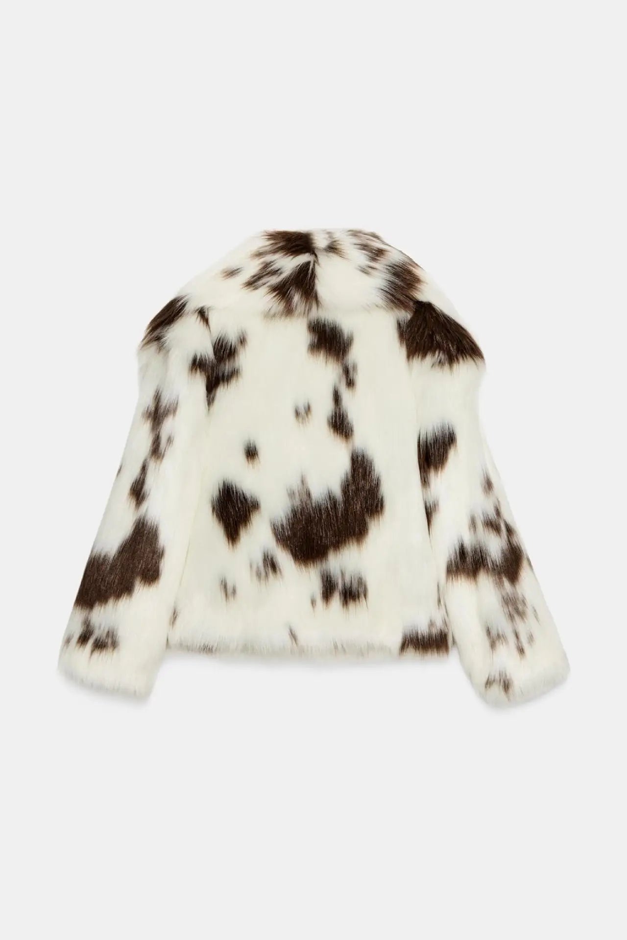 Women Animal Print Plush Coat | Loose | Warm | Thick Fur Jacket