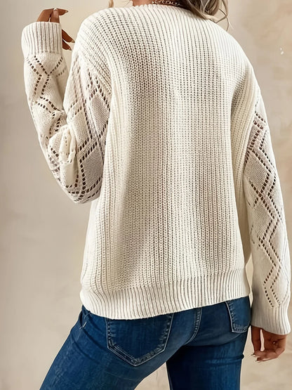 Paisley™ | Solid V Neck Sweater