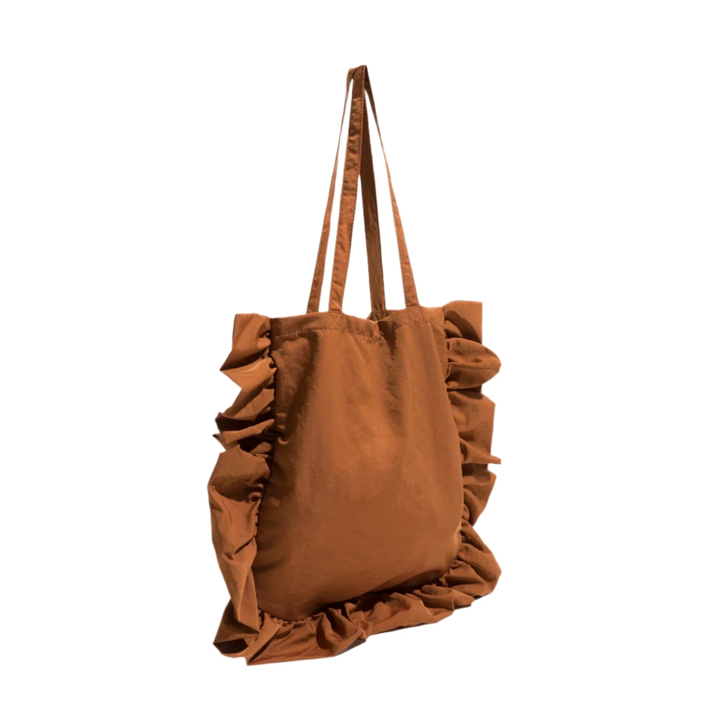 Women Ruffled Casual Shopper Handbag | Cloth Tote Bag