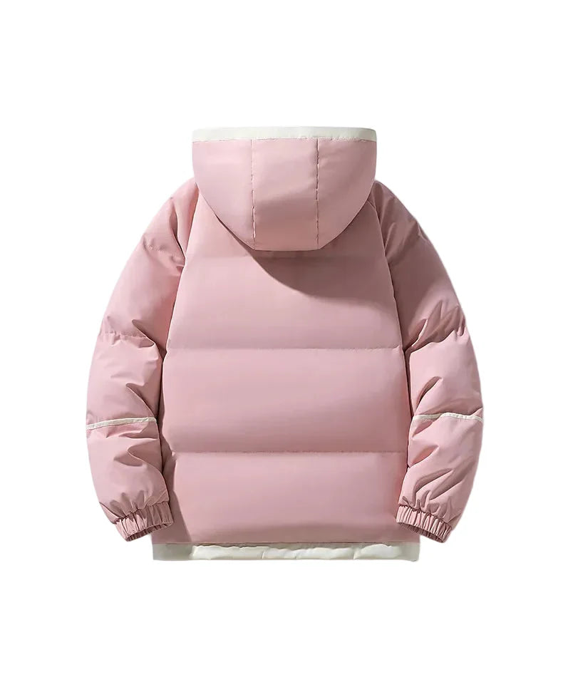 Unisex Thick Hooded Puffer Jacket | Windbreaker Jacket | Warm Parka Winter Jacket