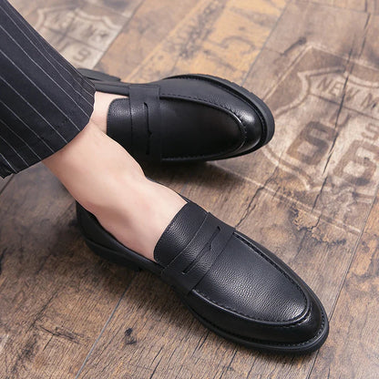 Men Business Leather Shoes | Dress Shoes | Wedding | Homecoming Shoes | Lightweight Shoes