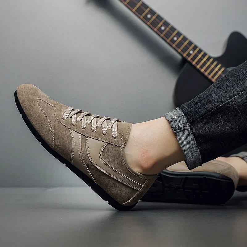 Men Casual Suede Sneakers | Comfortable | Non-Slip | Running Shoes | Breathable | Lightweight | Slip-On