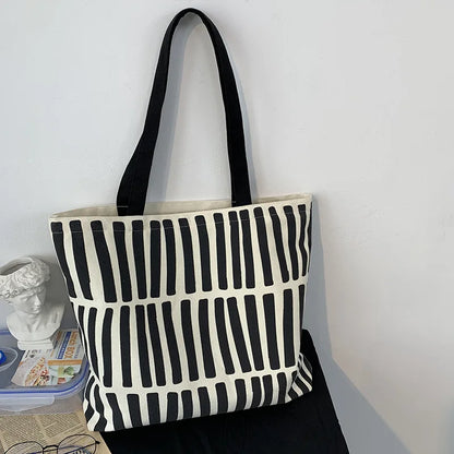 Women Canvas Tote Bag | Reusable Cotton Shopping Bag