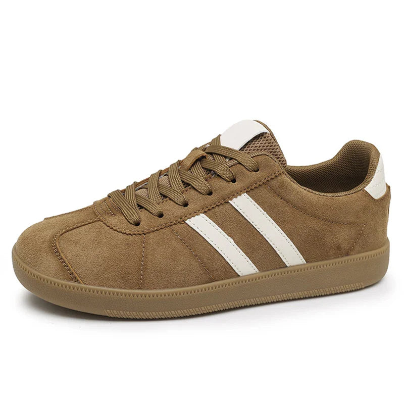 Men Casual Leather Oxford Shoes | German Training Board Shoes | Classic Leisure Shoes Brown