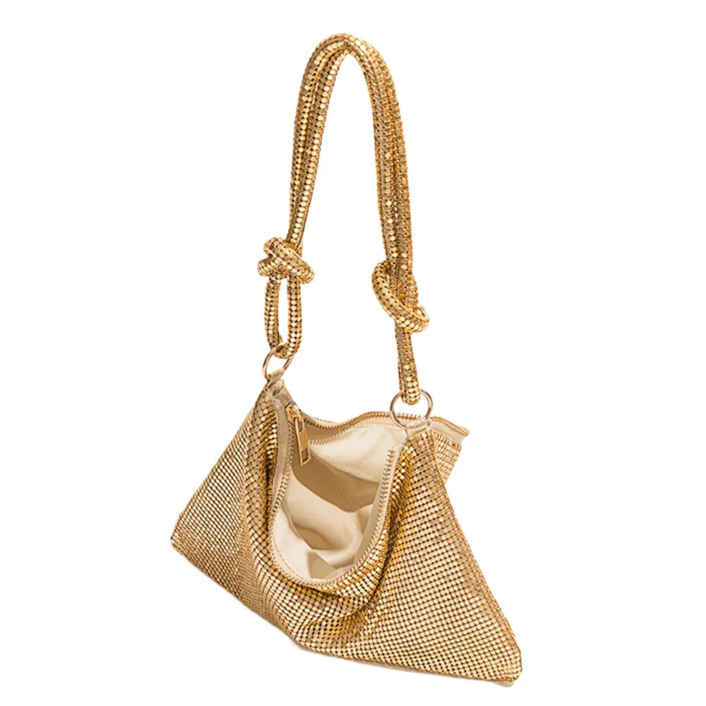 Women Soft Sequins Evening Bag | Shiny Shoulder Bag | Party Bag