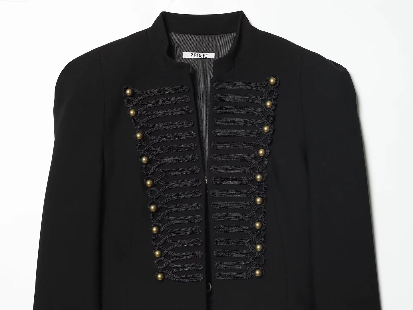 Women Napoleon  Jacket | Single Breasted  | Cropped Jacket | Short Coat