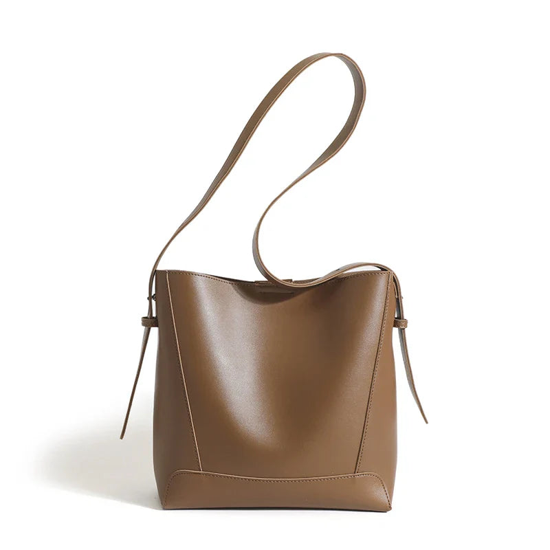 Women Bucket Bag | Leather Shoulder Bag