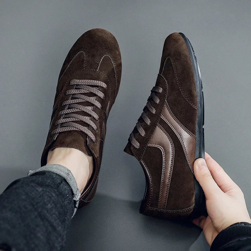 Men Casual Suede Sneakers | Comfortable | Non-Slip | Running Shoes | Breathable | Lightweight | Slip-On