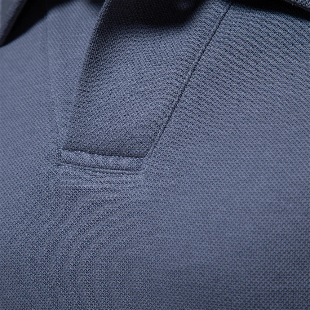 Men's Full Sleeves Polo Shirt | Luxury Golf Polo Shirt | Turn Down Collar