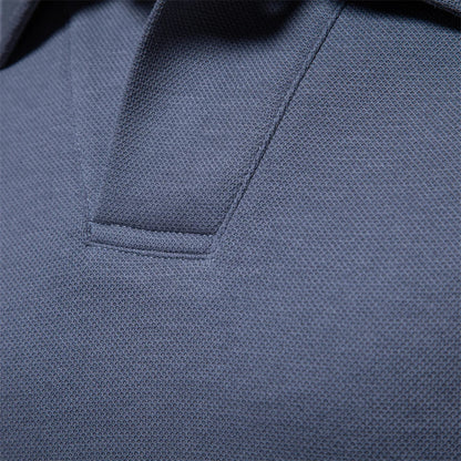 Men's Full Sleeves Polo Shirt | Luxury Golf Polo Shirt | Turn Down Collar