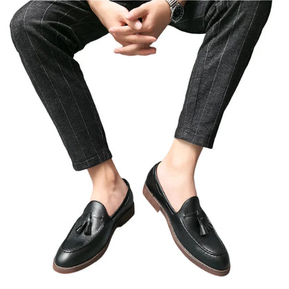 Men Leather Tassel Loafers | Moccasins