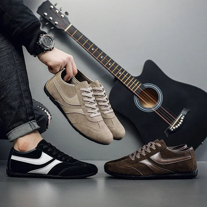 Men Casual Suede Sneakers | Comfortable | Non-Slip | Running Shoes | Breathable | Lightweight | Slip-On