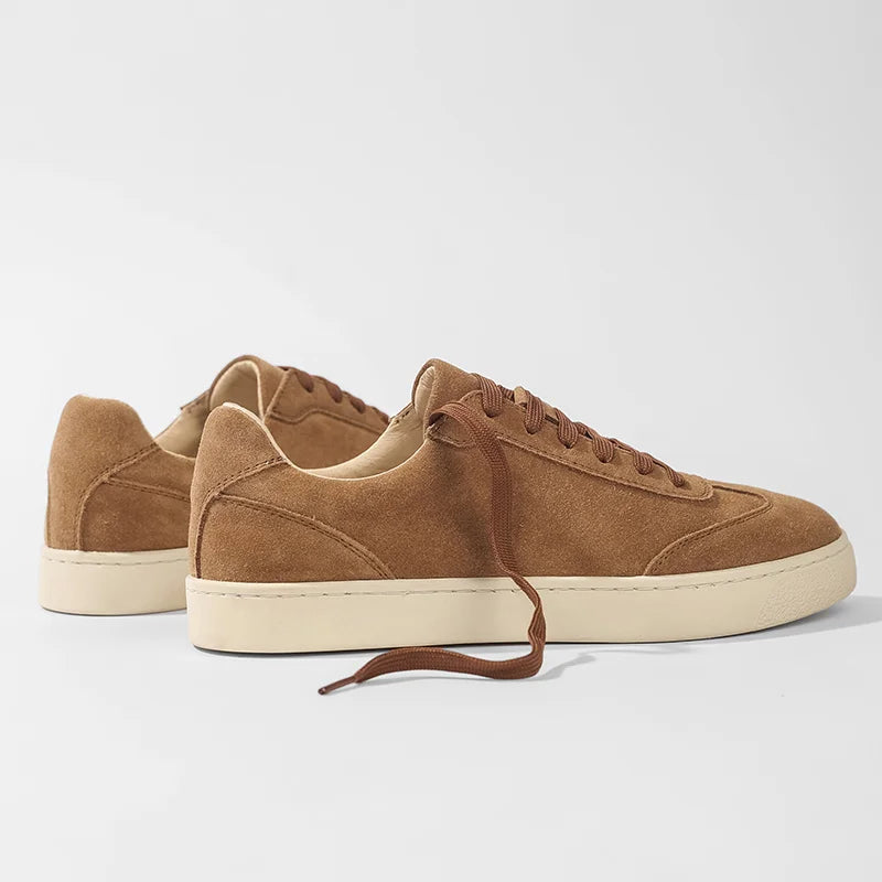 Men Leather Sneakers | Casual Shoes | Sports | Non-Slip Trainers