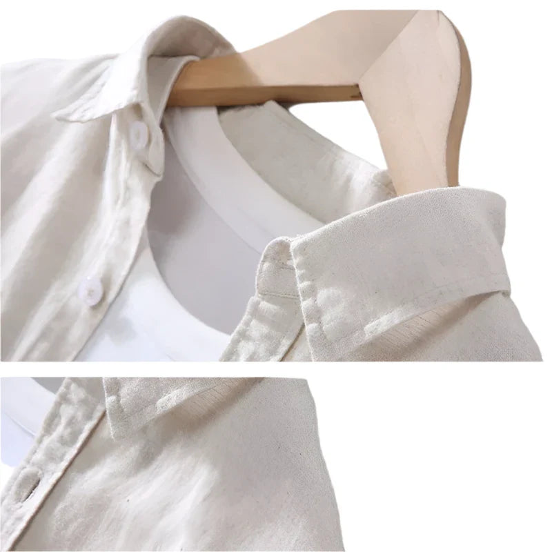 Men Long Sleeve Solid Shirt | Turn-down Collar Casual Button Down Shirt