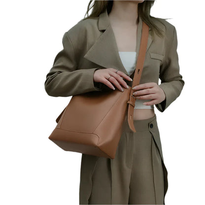 Women Bucket Bag | Leather Shoulder Bag