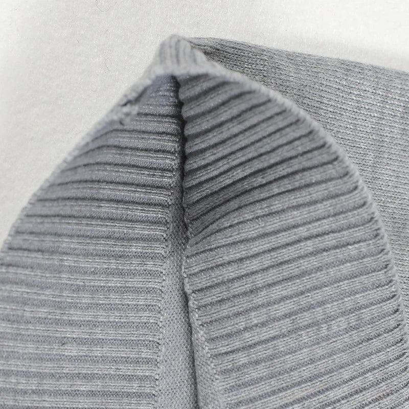 Men V-Neck Sleeveless Knitted Striped Sweater Vest | Retro Style Knit