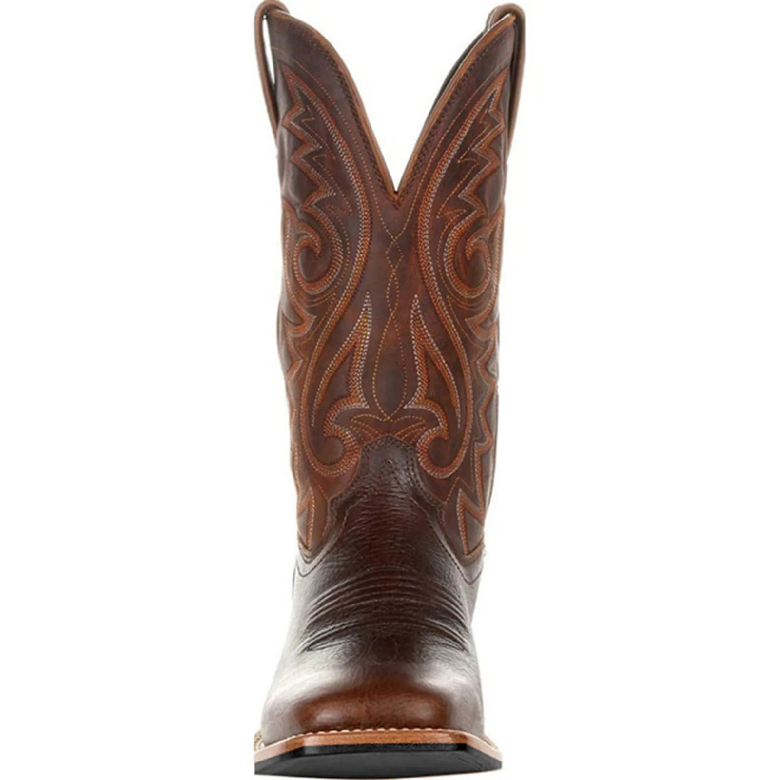 Men Embroidered Cowboy Boots | Western Riding Boots | Mid-Calf Pointed Toe Boots