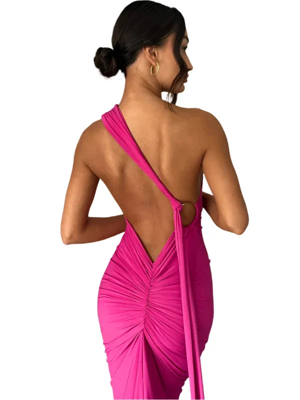 UME Backless Sexy Maxi Dress