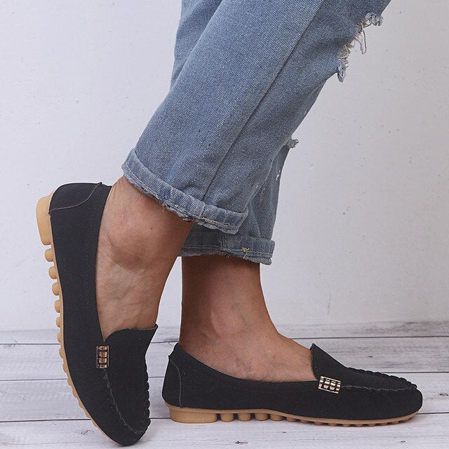 Cora | Women's Slip On Flat Loafers Casual Everyday Shoes