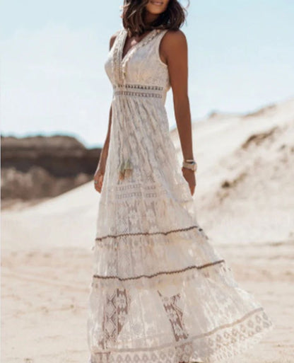 Finley | Women's Boho Flowy Printed Draped Dress