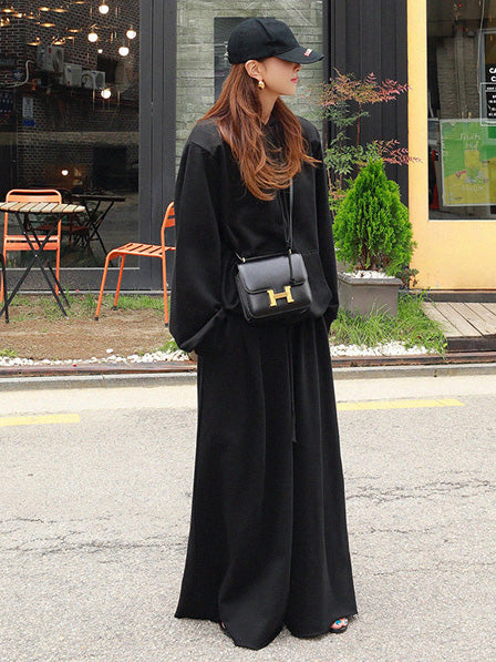 Solid Color Wide Pants Wide Leg Pants Casual Pants Bottoms