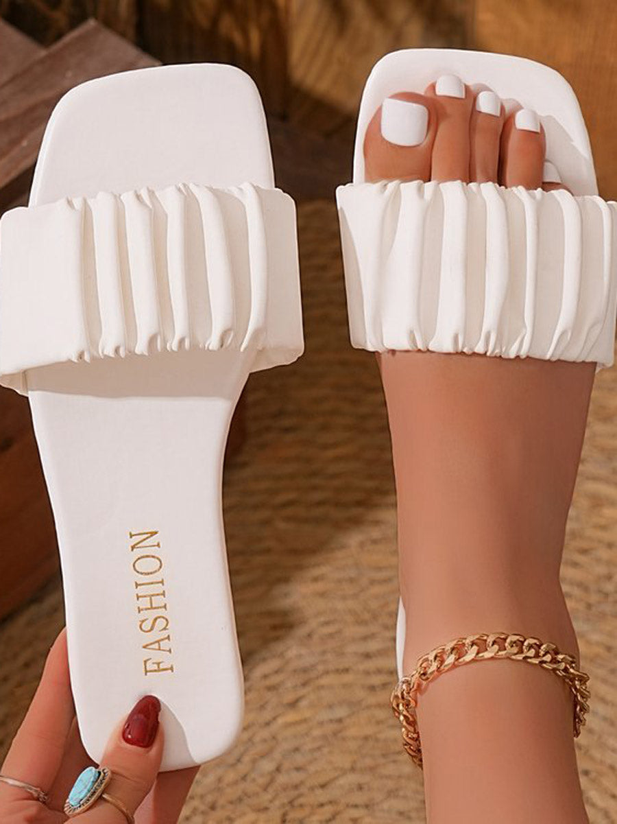 Solid Color Slippers