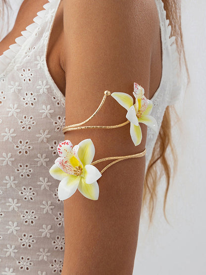 Chains Flower Shape Armlet Accessories Earrings Accessories Necklaces Accessories