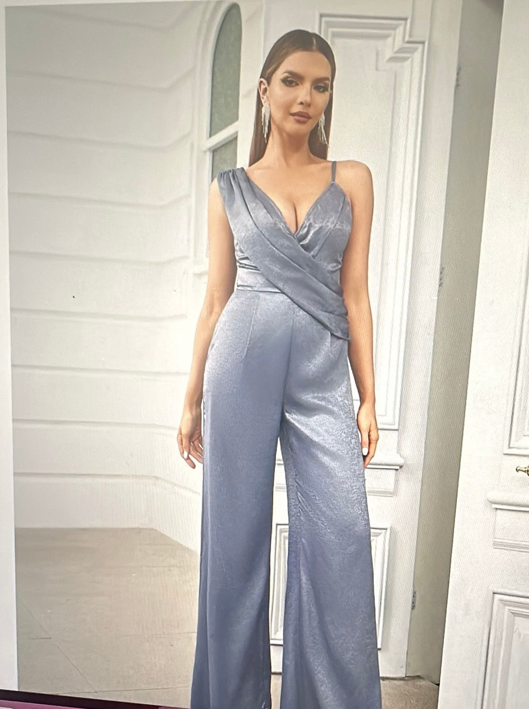 NEXT DAY DELIVERY Satin Bodycon Jumpsuit