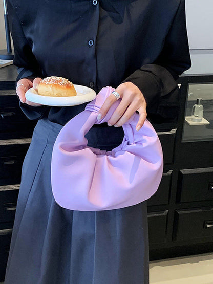 Bowknot Plissee Einfarbig Handtaschen Zubehör 