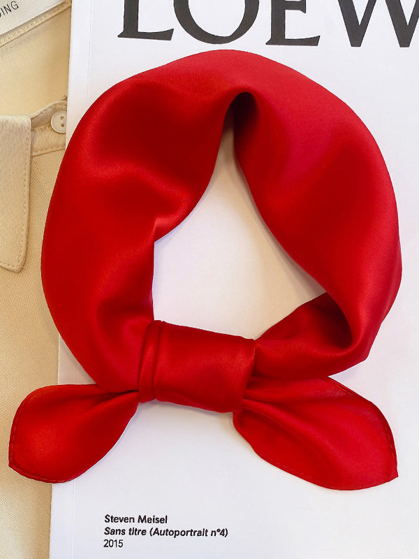 Châle et écharpe décontractés de couleur unie 