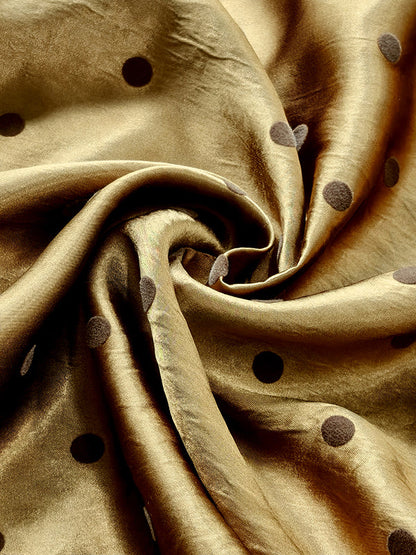 Irregularity Long Sleeves Polka-Dot Twist Lapel Collar Blouses&Shirts Tops