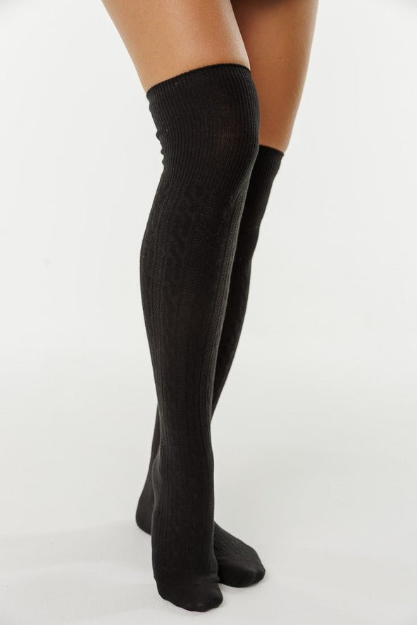 Braided Long Socks