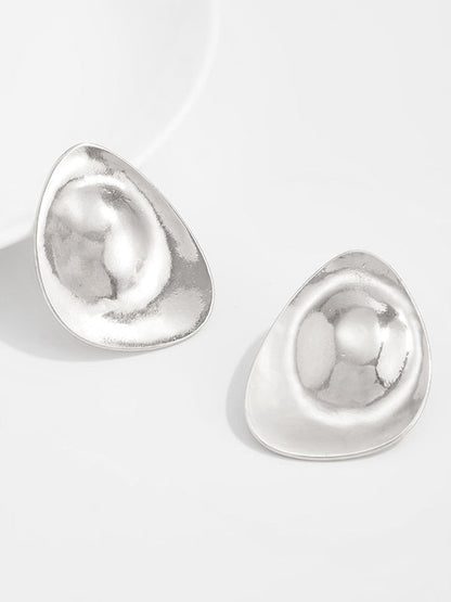 Geometric Shiny Water Drop Earrings Accessories