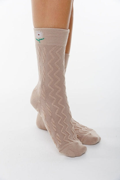 Flower Frill Socks