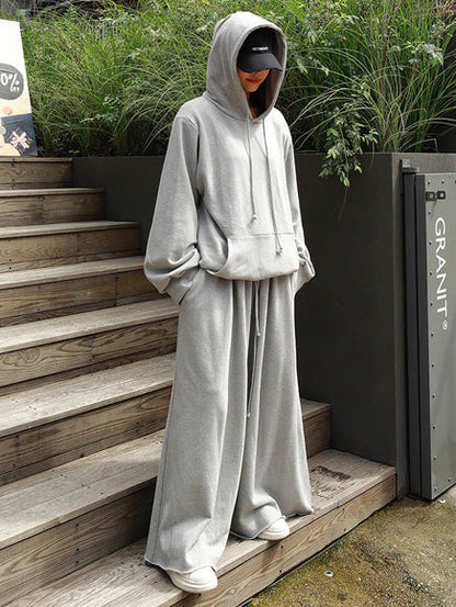 Solid Color Wide Pants Wide Leg Pants Casual Pants Bottoms
