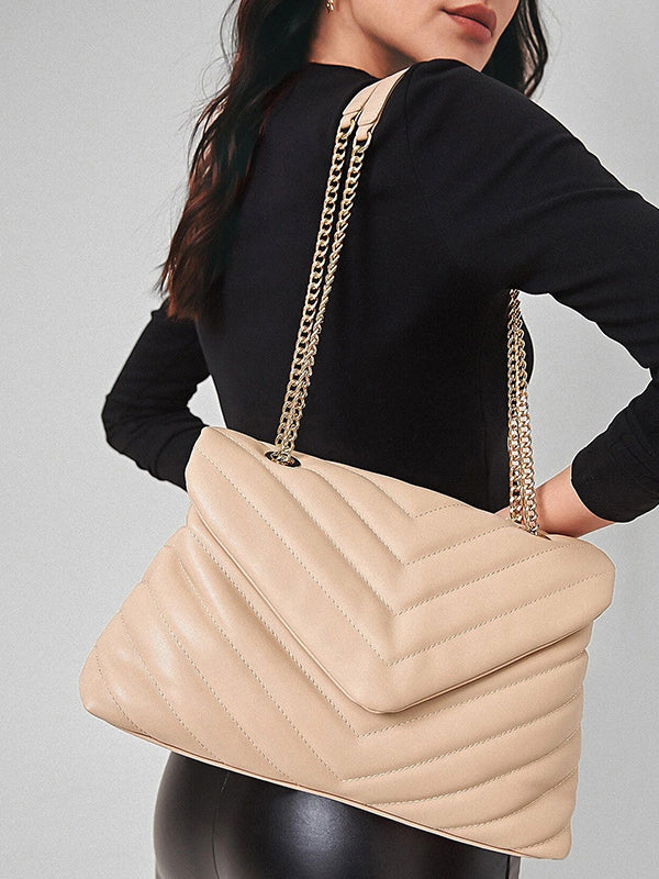 Chains Split-Joint Shoulder Bags Handbags