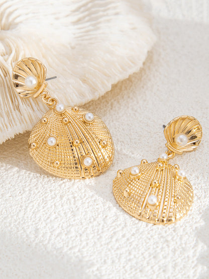 Seashell Shape Earrings Accessories