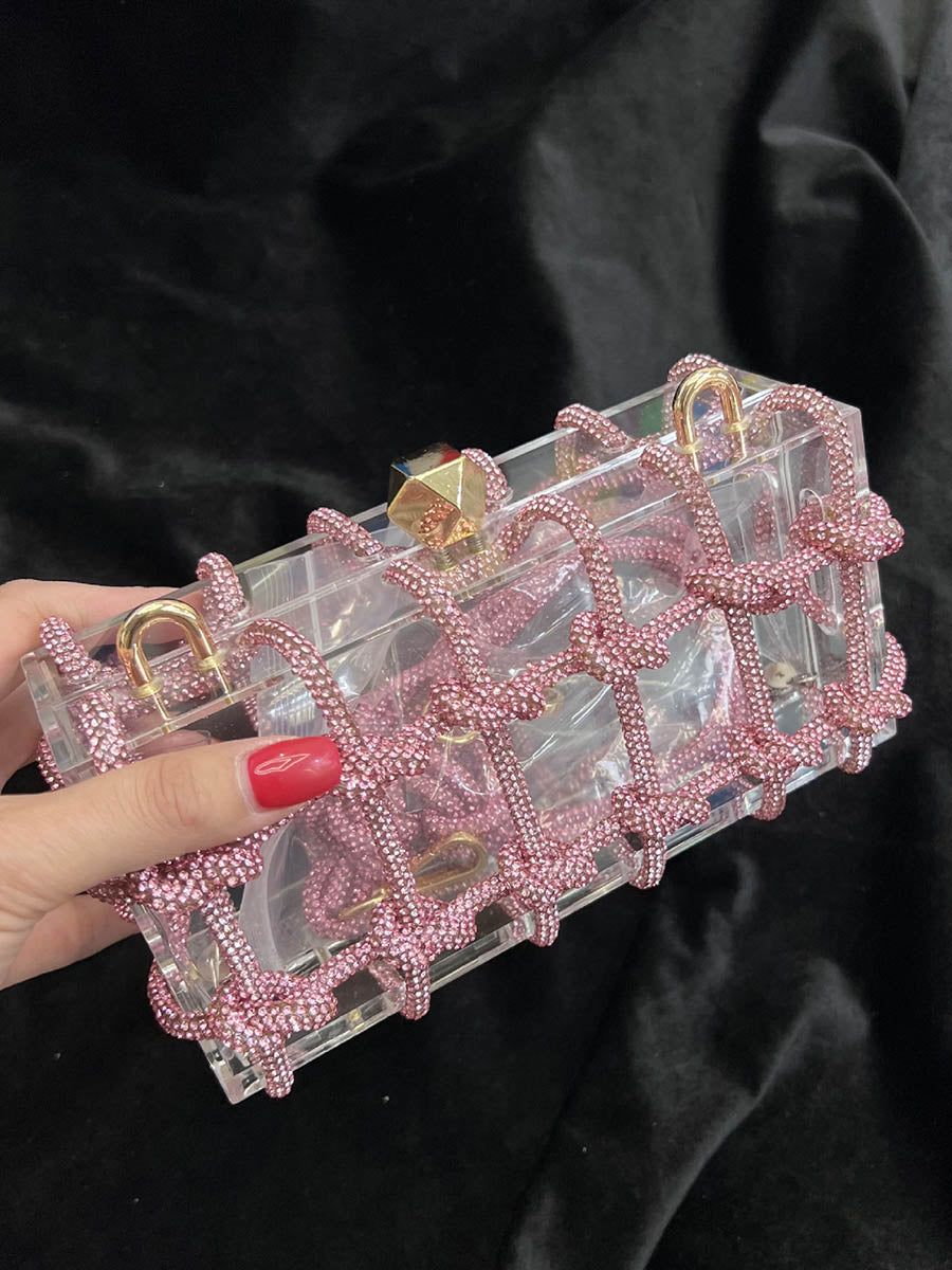 Shiny Geometric Satchels Bags