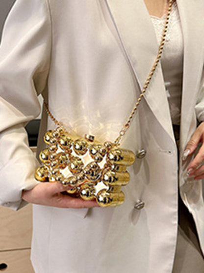 Beaded Geometric Shiny Bags Accessories Crossbody Bags Handbags