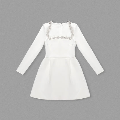 NEXT DAY DELIVERY MADDIE Long Sleeve Mini Bandage Dress