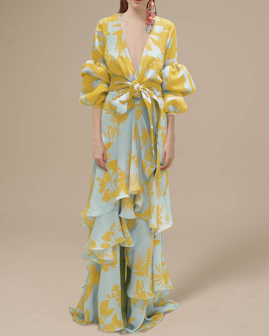 Aurelia | Women's Floral Wrap Maxi Dress