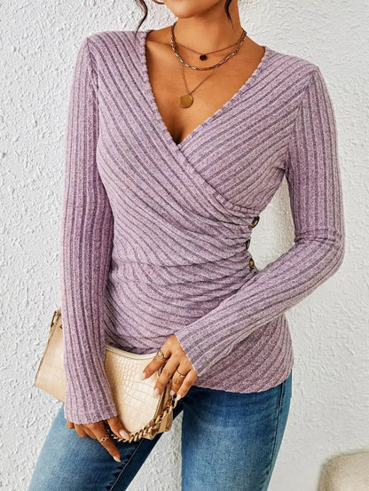 Caroline™ | Tummy Tucking Long Sleeve Top