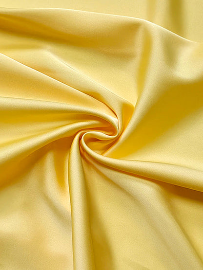 High-Low Loose Ruffle Trim Solid Color Tied Waist V-Neck Maxi Dresses