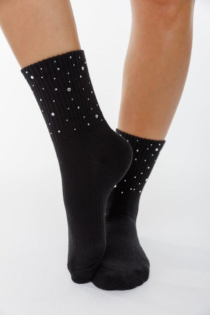 Crystal Crew Socks