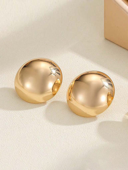 Beaded Solid Color Split-Joint Necklaces + Earrings Accessories Three Pieces