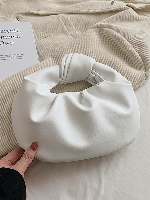 Bowknot Plissee Einfarbig Handtaschen Zubehör 
